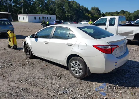 2014 Toyota Corolla Le Eco from USA, damaged, VIN 5YFBPRHE5EP162129